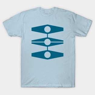 Abstract Eyes in Blue Tones T-Shirt